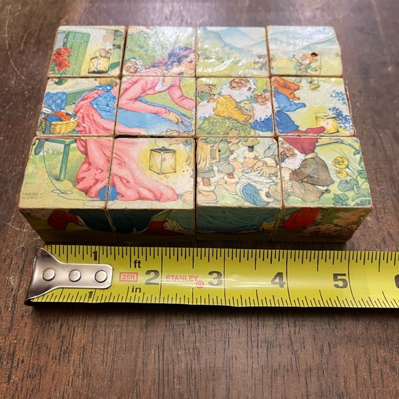 Vintage Kubus Made in Germany 12 piece picture cubes puzzle - Picture 5 of 6